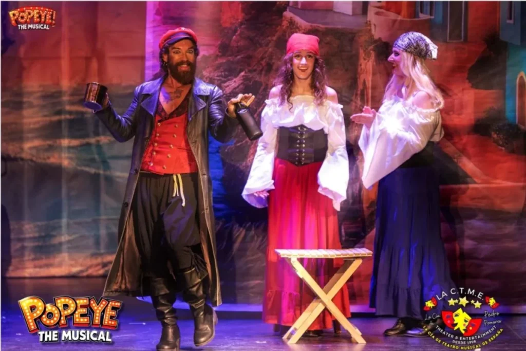 Popeye, musicales para niños en Madrid