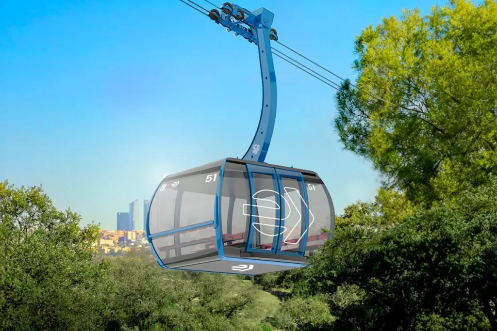 cómo moverse por Madrid en teleférico