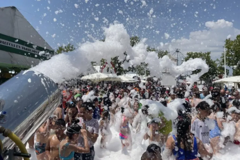 fiesta de espuma torrejon 2025