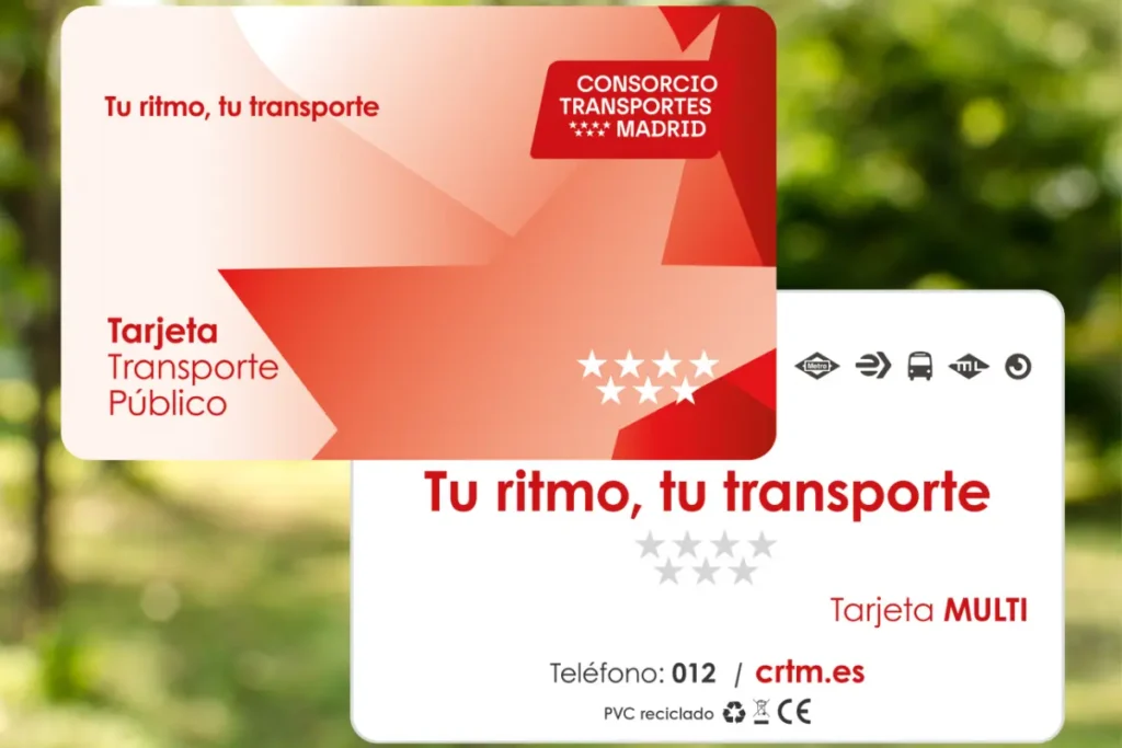 nueva imagen tarjeta muliti transporte madrid