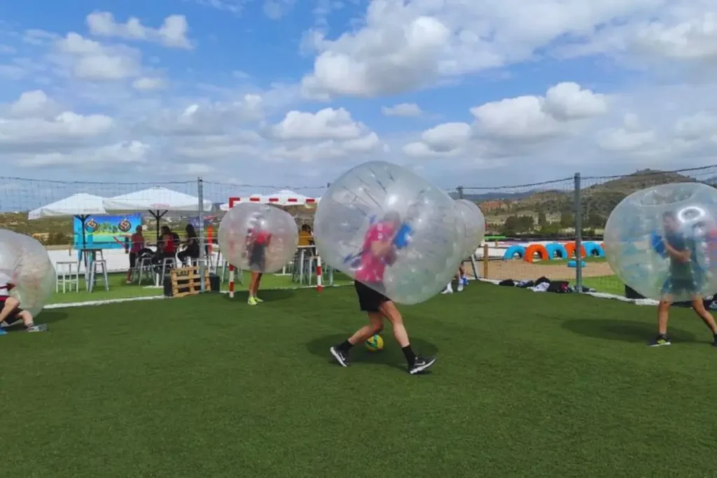 bubble soccer yujulandia