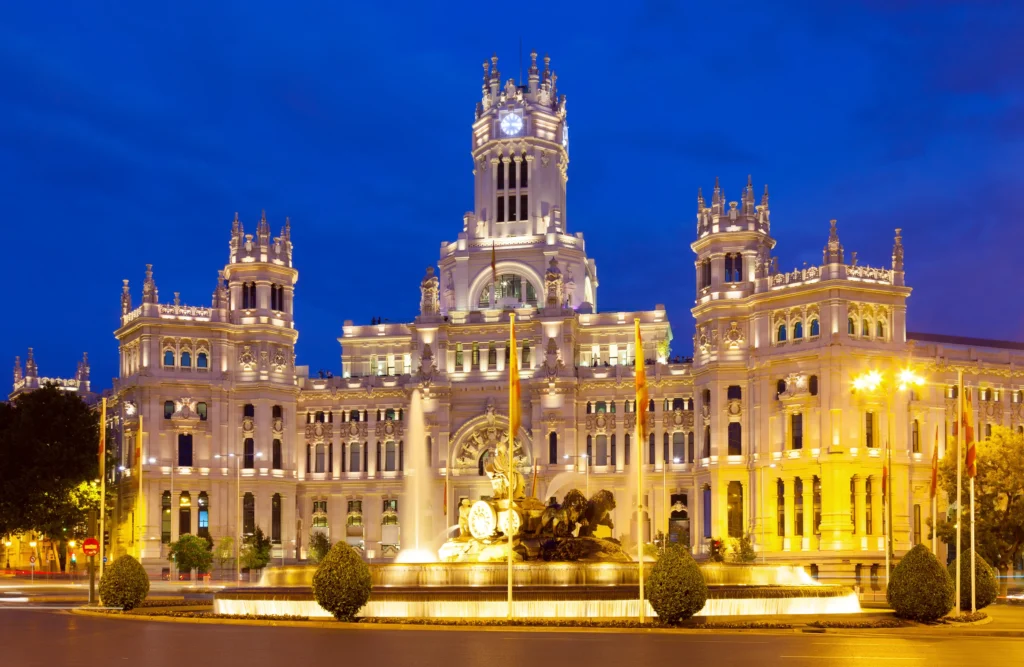 Fuegos artificiales Madrid cibeles