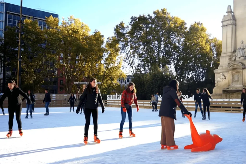pista de hielo La Navideña