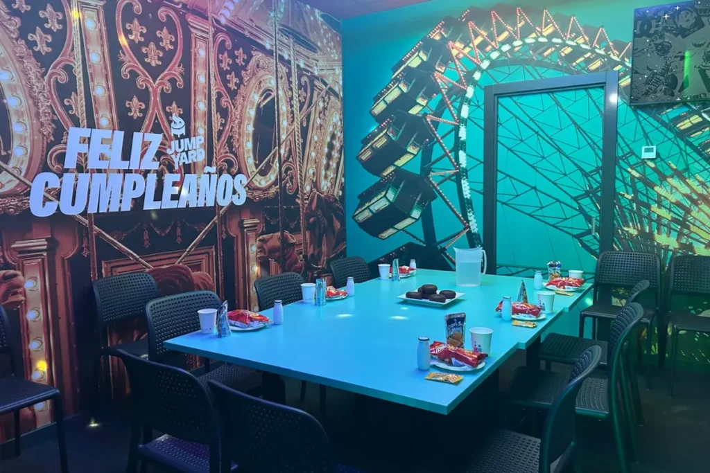 celebrar cumpleaños en JumpYard