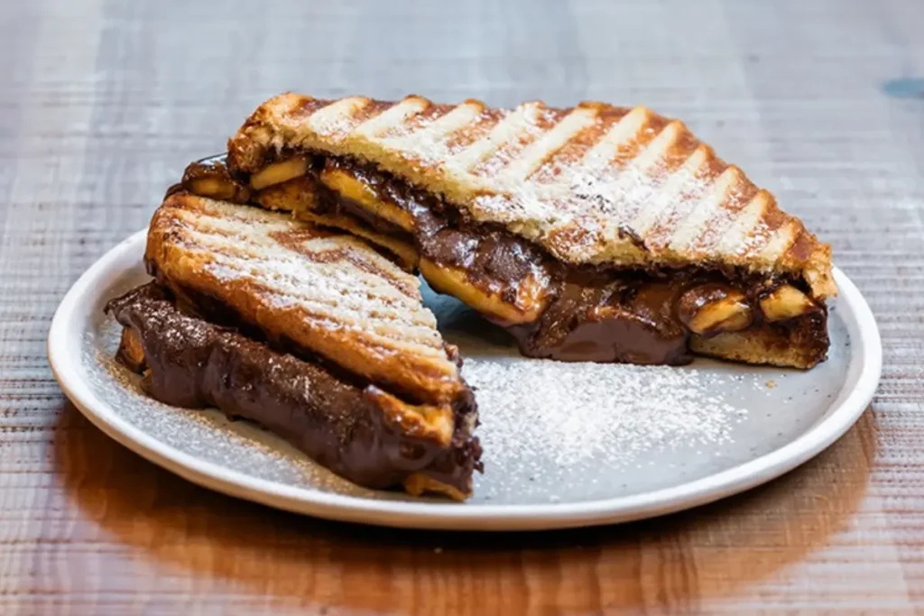 sandwich Nutella tostado argentino Puerta del Sol