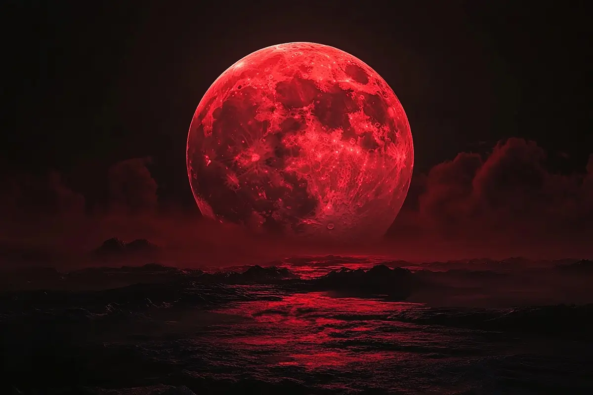 luna de sangre del 3 de marzo