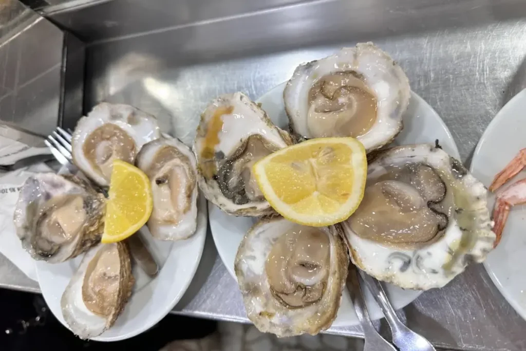 ostras Marisquería La Paloma