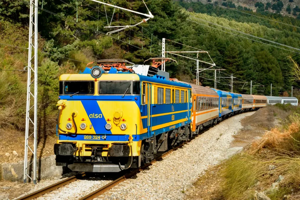 tren histórico de la Sierra de Guadarrama