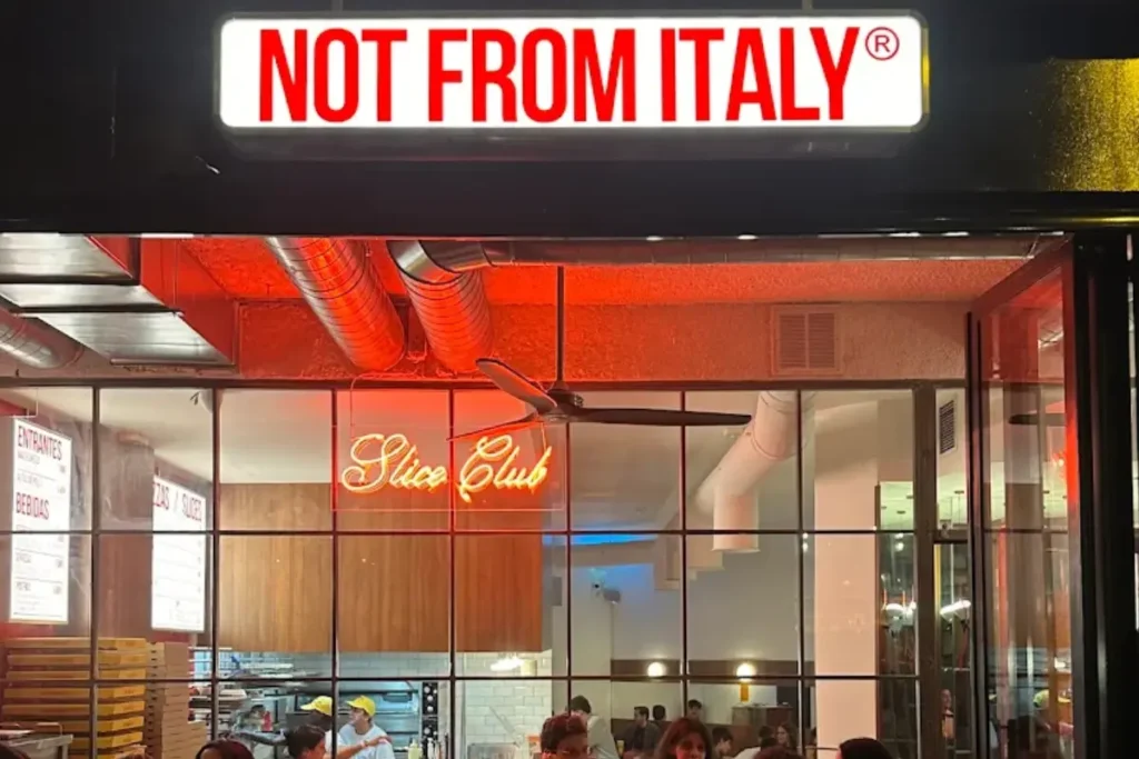 Not from italy pizzeria en Madrid
