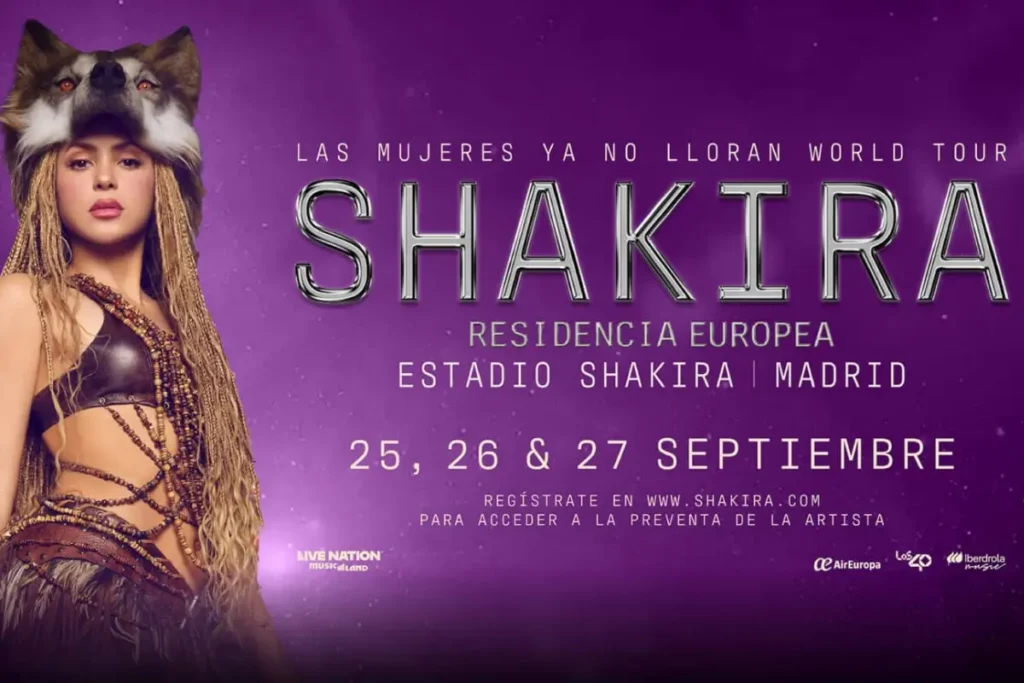 Shakira Madrid 2026
