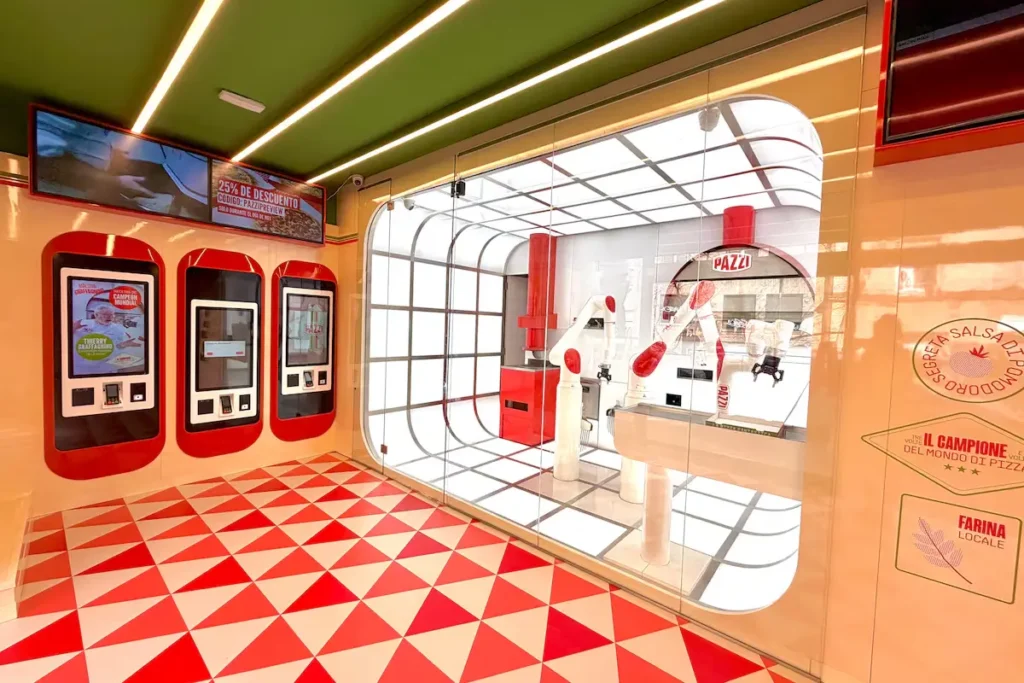 Pazzi pizzería robotizada Madrid