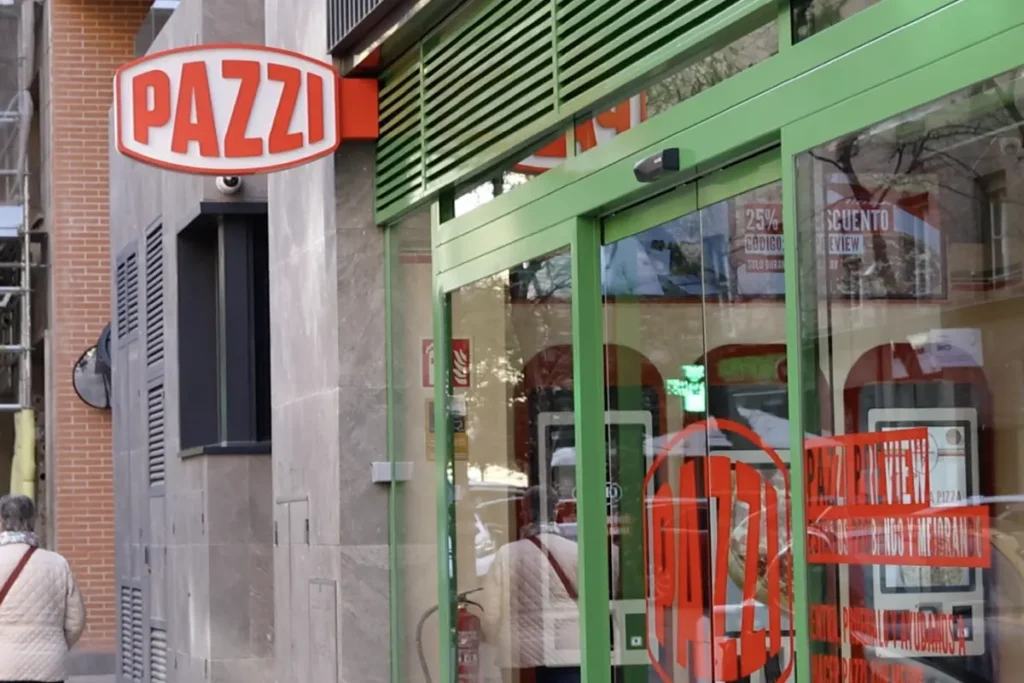Pazzi pizzería robotizada Madrid