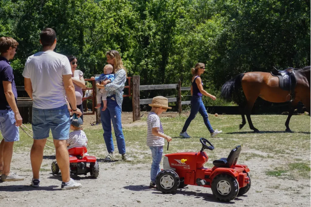 paseos en pony y caballo para niños en Madrid