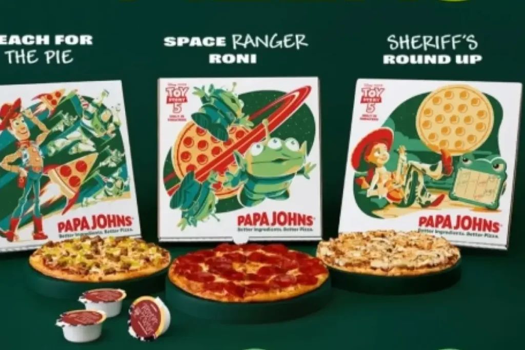 Pizzas temáticas de Toy Story 5