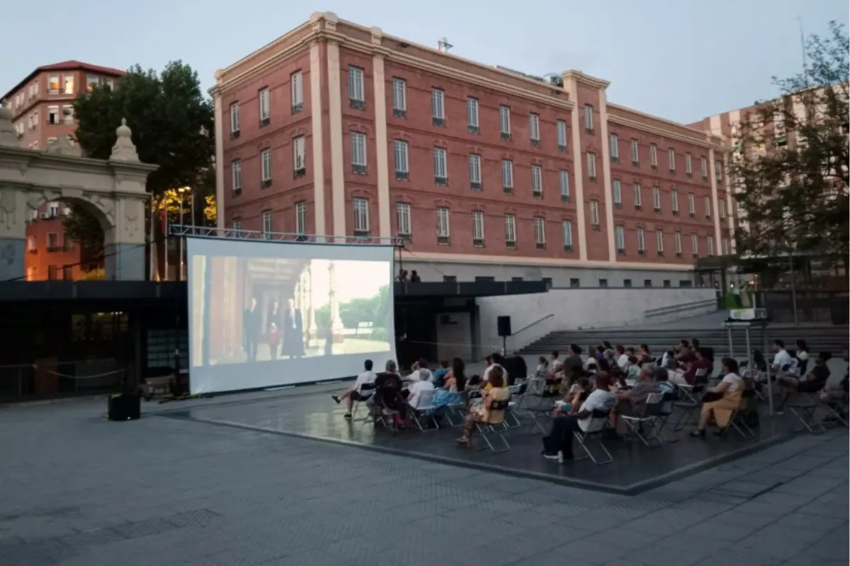 cine de verano en el Retiro